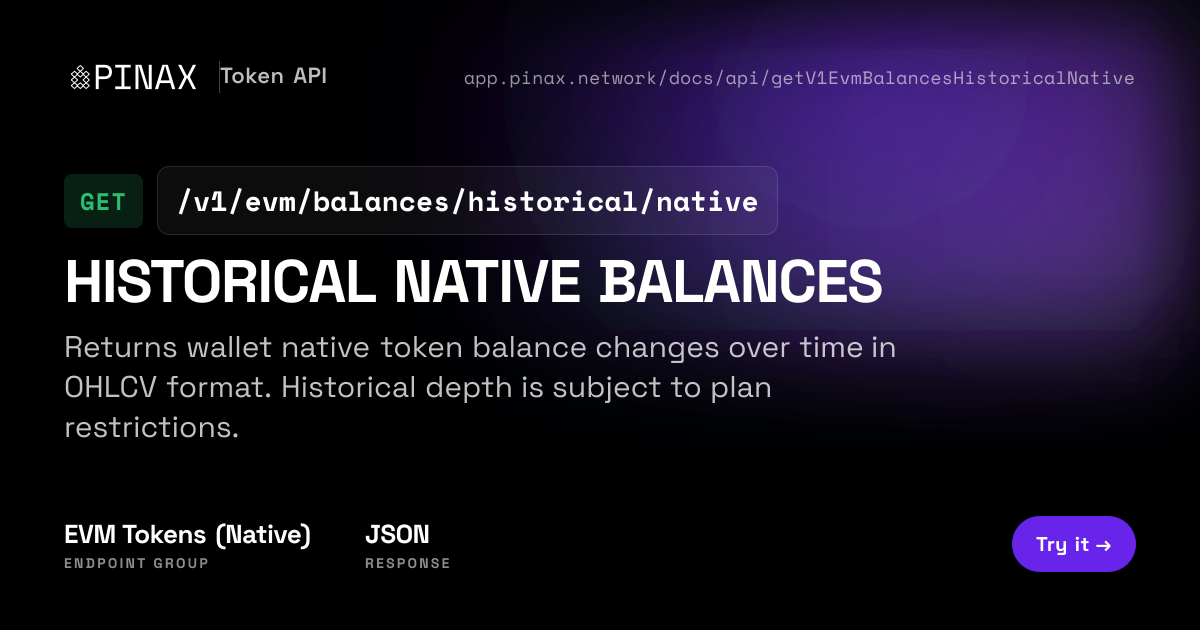 Historical Native Balances (GET /v1/evm/balances/historical/native ...